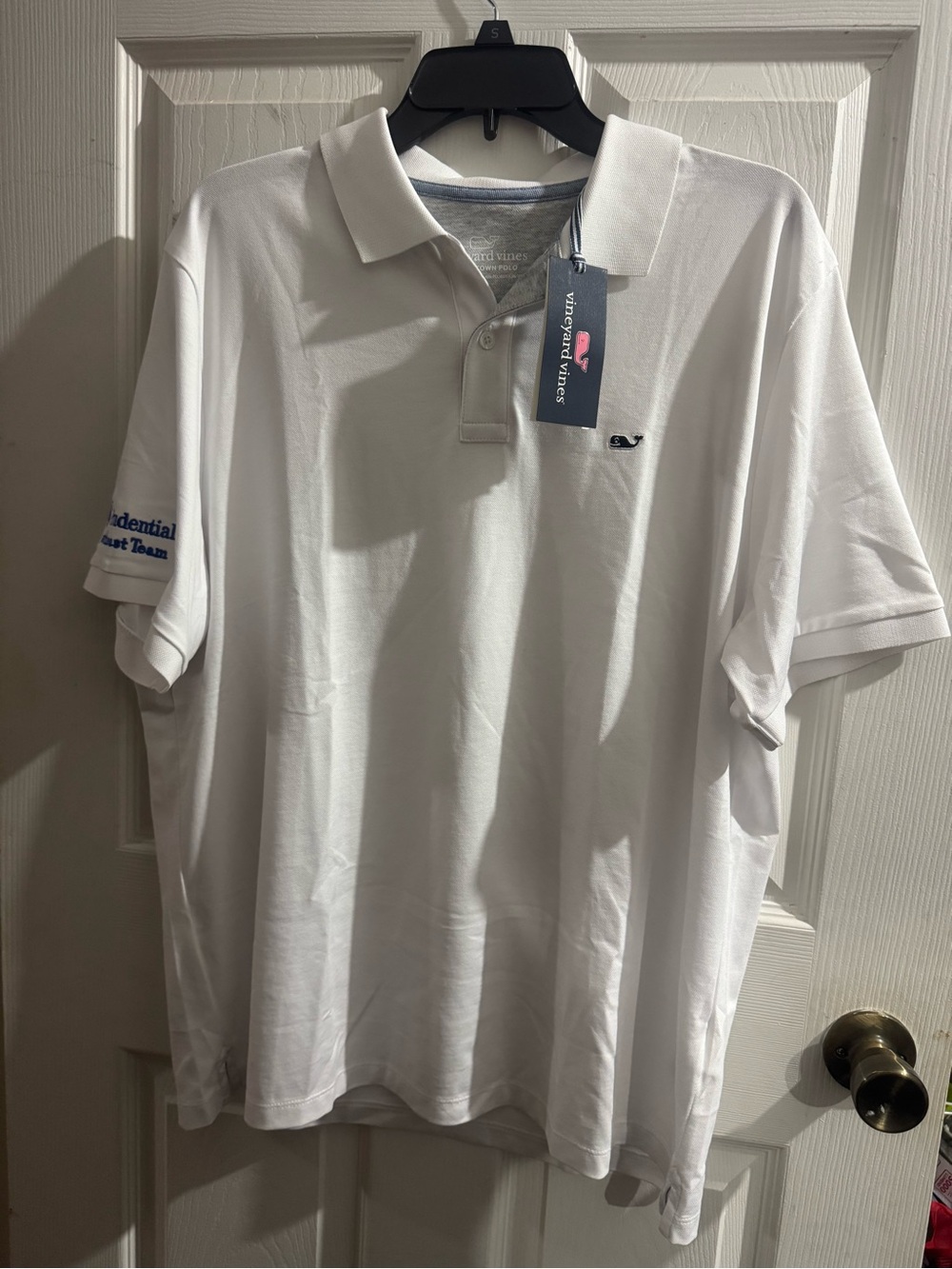 Vineyard Vines Men's White Short-Sleeve Polo Shirt size L NWT